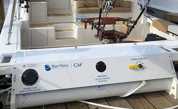 ClearMate Mobile Water Maker on the Dock